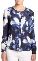 Thumbnail for your product : Kate Spade Printed Crepe Blouse