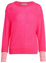 Thumbnail for your product : Essentiel Antwerp Voos Rib-Knit Stripe-Cuff Pullover