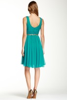 Thumbnail for your product : Marchesa Notte Embellished Silk Cocktail Dress