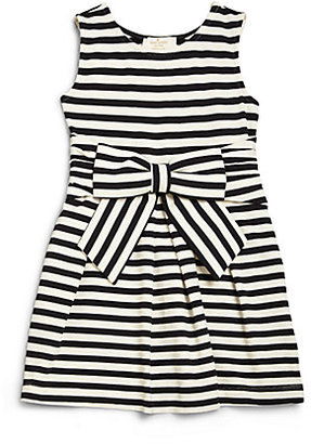 Kate Spade Toddler's & Little Girl's Bow Front Striped Knit Dress
