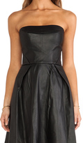 Thumbnail for your product : Thakoon Strapless Leather Dress