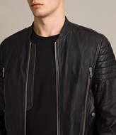 Thumbnail for your product : AllSaints Sanderson Leather Bomber Jacket