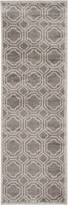 Thumbnail for your product : Safavieh Amherst Indoor/Outdoor AMT411 2'3'' x 7' Runner Area Rug - Grey/Light Grey