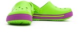 Thumbnail for your product : Crocs Crocband II.5 Clog Kids Neon Green / Viola