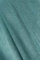 Thumbnail for your product : Giuliva Heritage Collection +net Sustain The Husband Pleated Modal-blend Terry Shorts - Blue