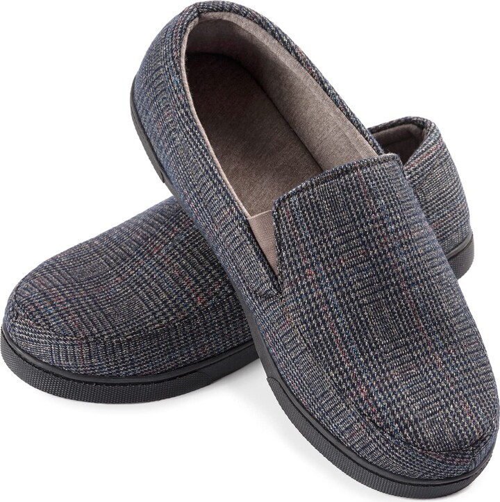 mens suede moccasin slippers