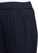 Thumbnail for your product : Nobrand 'Korene' cropped pinstripe silk pants