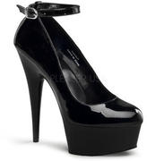 Thumbnail for your product : Pleaser USA Delight-686 Womens Sexy Platform Black Patent High Heels Pumps Shoes