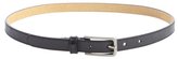 Thumbnail for your product : Fashion Focus black faux leather textured skinny belt
