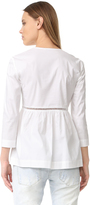 Thumbnail for your product : Elizabeth and James Jacqueline Long Sleeve Gathered Top
