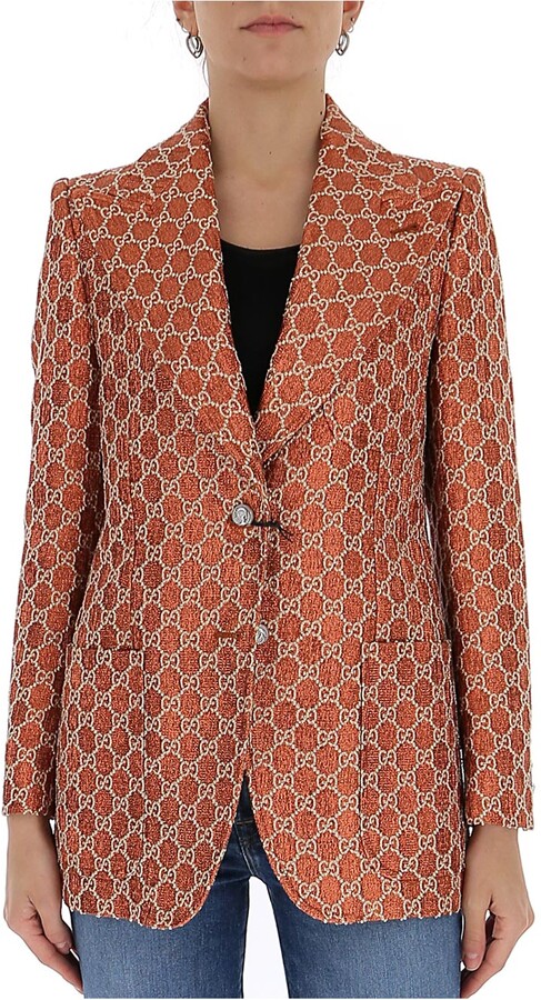 gucci monogram blazer