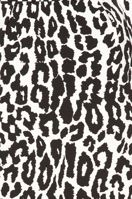 Alexandre Vauthier Leopard Crepe Dress