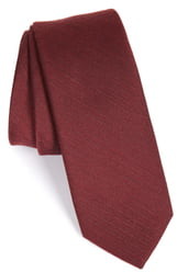 The Tie Bar Solid Wool & Silk Tie