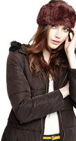Thumbnail for your product : Via Spiga Faux-Fur-Trim Puffer Jacket, Chocolate