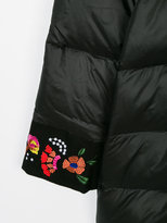 Thumbnail for your product : Simonetta floral embroidery padded coat