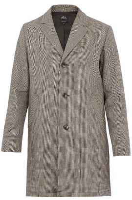 A.P.C. Tristan cotton and linen-blend overcoat