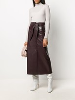 Thumbnail for your product : Gentry Portofino Ribbed Roll Neck Knit Top