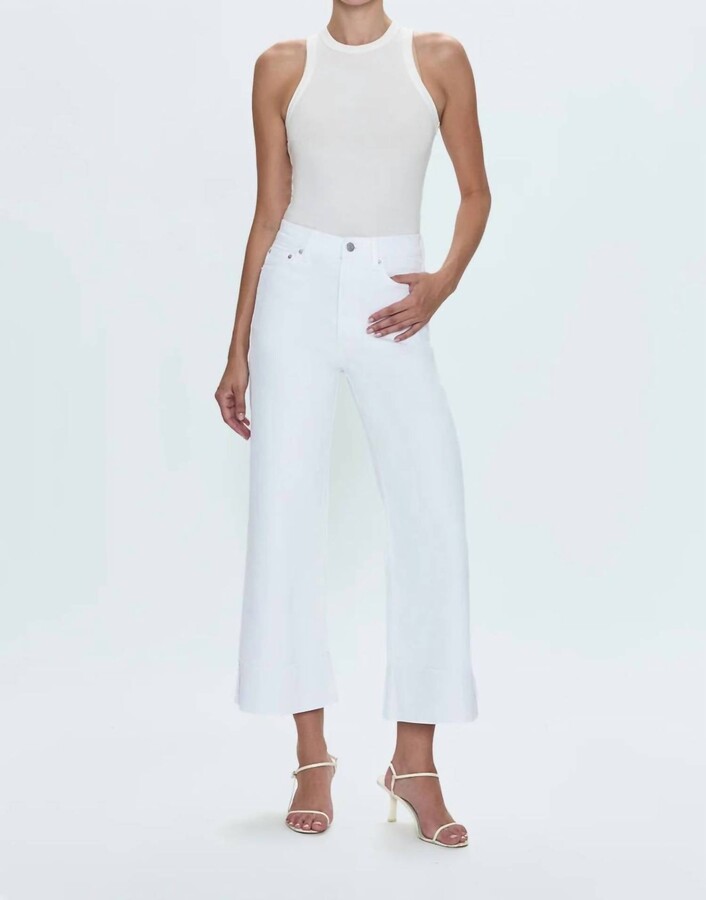 Pistola Denim Women's Lana Crop Jeans In Vivid White