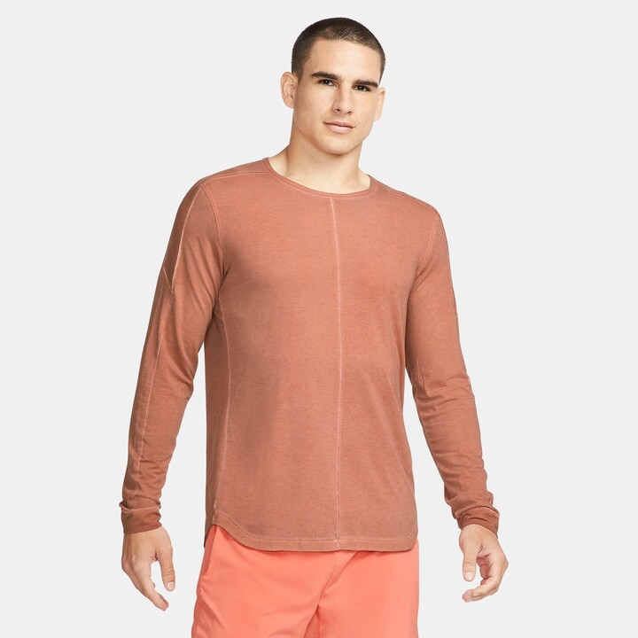 Nike Men's Yoga Long-Sleeve Top - ShopStyle Teen Boys' Shirts