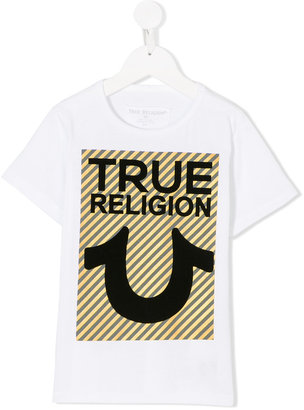True Religion flocked T-shirt