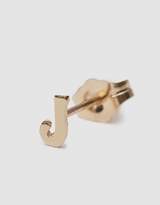 Thumbnail for your product : Loren Stewart Single Alphabet Stud Earring in J