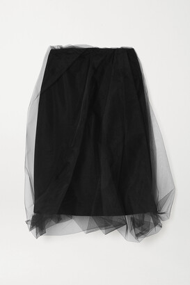 dries van noten tulle skirt