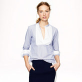 Thumbnail for your product : J.Crew E. TautzTM neckband shirt in navy stripe