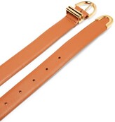Thumbnail for your product : KHAITE Brooke Leather Belt - Tan