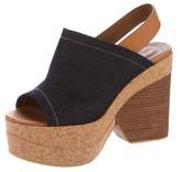Thumbnail for your product : See by Chloe Denim Slingback Pumps