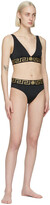 Thumbnail for your product : Versace Underwear Black Greca Border Bikini Briefs