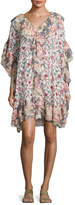 Thumbnail for your product : See by Chloe Floral Wallpaper Print Shift Dress, White