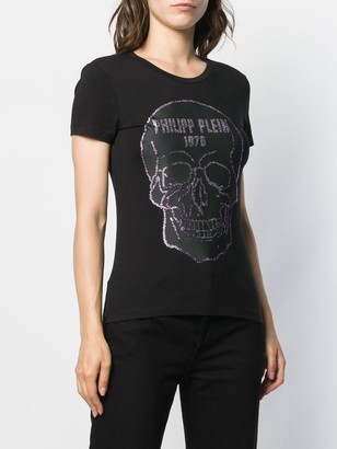 Philipp Plein round neck skull T-shirt