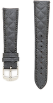 Thumbnail for your product : Michele 20mm Quilted Leather Watch Strap