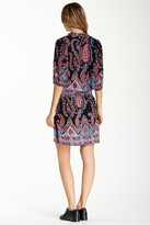 Thumbnail for your product : Angie Embellished Split Neck Paisley Dress