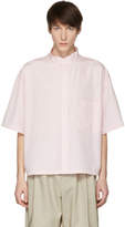 Thumbnail for your product : Hed Mayner Pink Short Sleeve Pocket Shirt