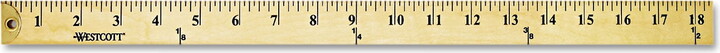 Acme Wood Yardstick With Metal Ends, 36"