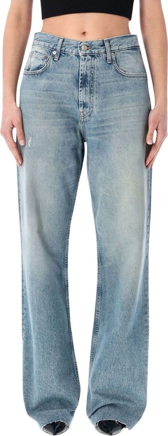 Cycle Zoe High Rise Straight-Leg Jeans