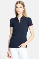 Thumbnail for your product : Burberry Check Trim Polo