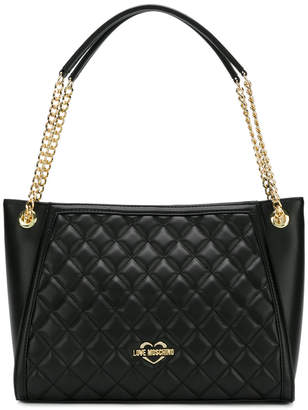 Love Moschino quilted tote bag