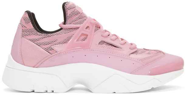 Kenzo Pink Core Tiger Sneakers - ShopStyle