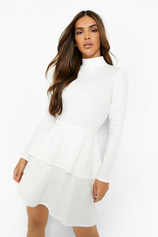 high neck spring dresses