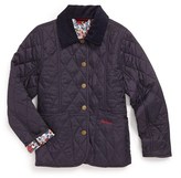 Thumbnail for your product : Barbour 'Windless' Quilted Jacket (Toddler Girls & Little Girls)