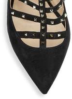 Thumbnail for your product : Valentino Love Stud Suede Pumps