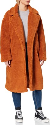 Only Women's Onlevelin Long Teddy Coat Cc OTW