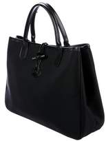 Thumbnail for your product : Longchamp Leather-Trimmed Roseau Tote
