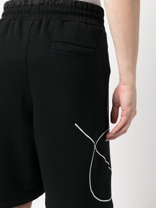 Plein Sport Scratch elasticated waist shorts