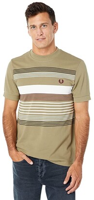 Fred Perry Striped Pique T-Shirt - ShopStyle