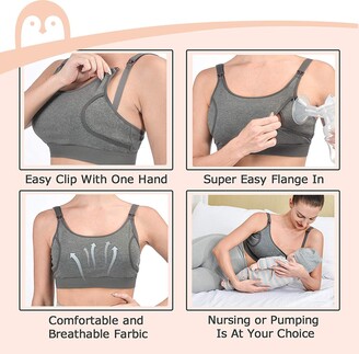 Momcozy Hands Free Pumping Bra, Adjustable Breast-Pumps Holding