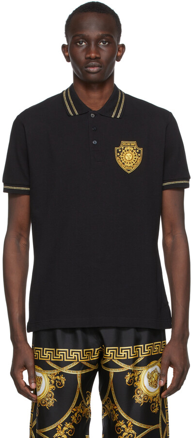 Versace Men's Polos | Shop the world's largest collection of fashion 