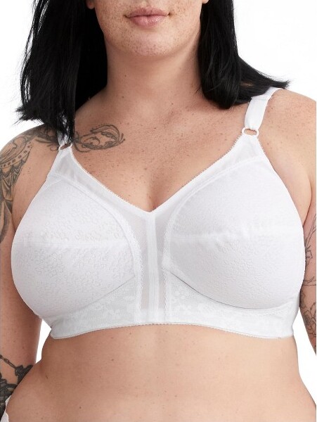 Playtex womens 18 Hour Ultimate Lift and Support Wire Free Bra, White/Nude,  38B